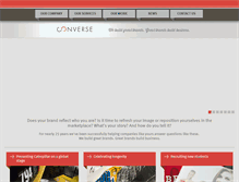 Tablet Screenshot of conversemarketing.com